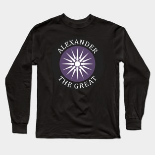 Alexander the Great Ancient Argead Macedon Symbol Long Sleeve T-Shirt